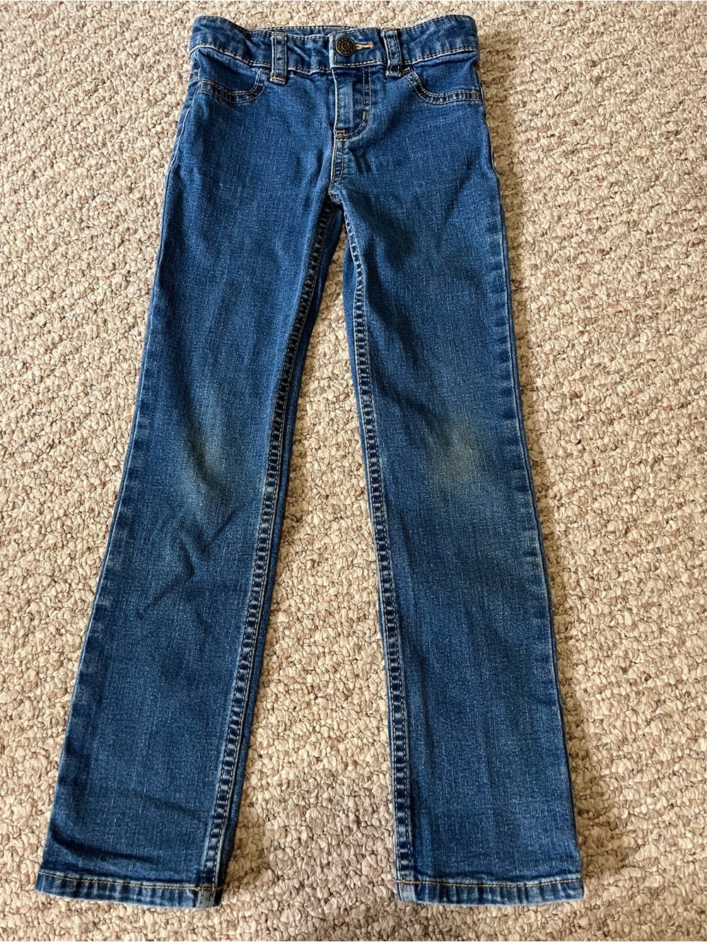 Cat & Jack Dark Blue Straight-Leg Kids Jeans